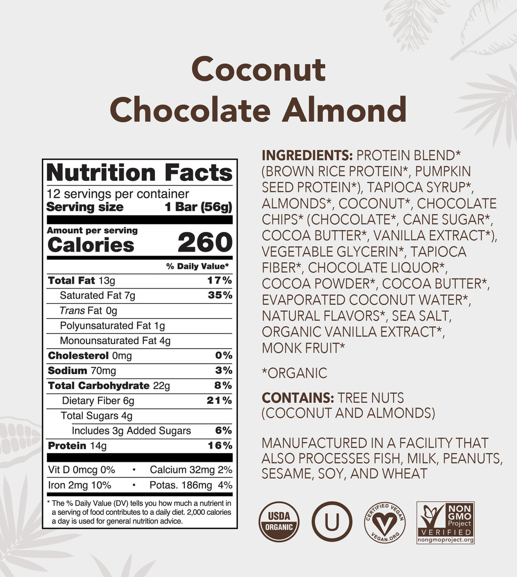 Coconut Chocolate Almond - Protein Bars (CAD)