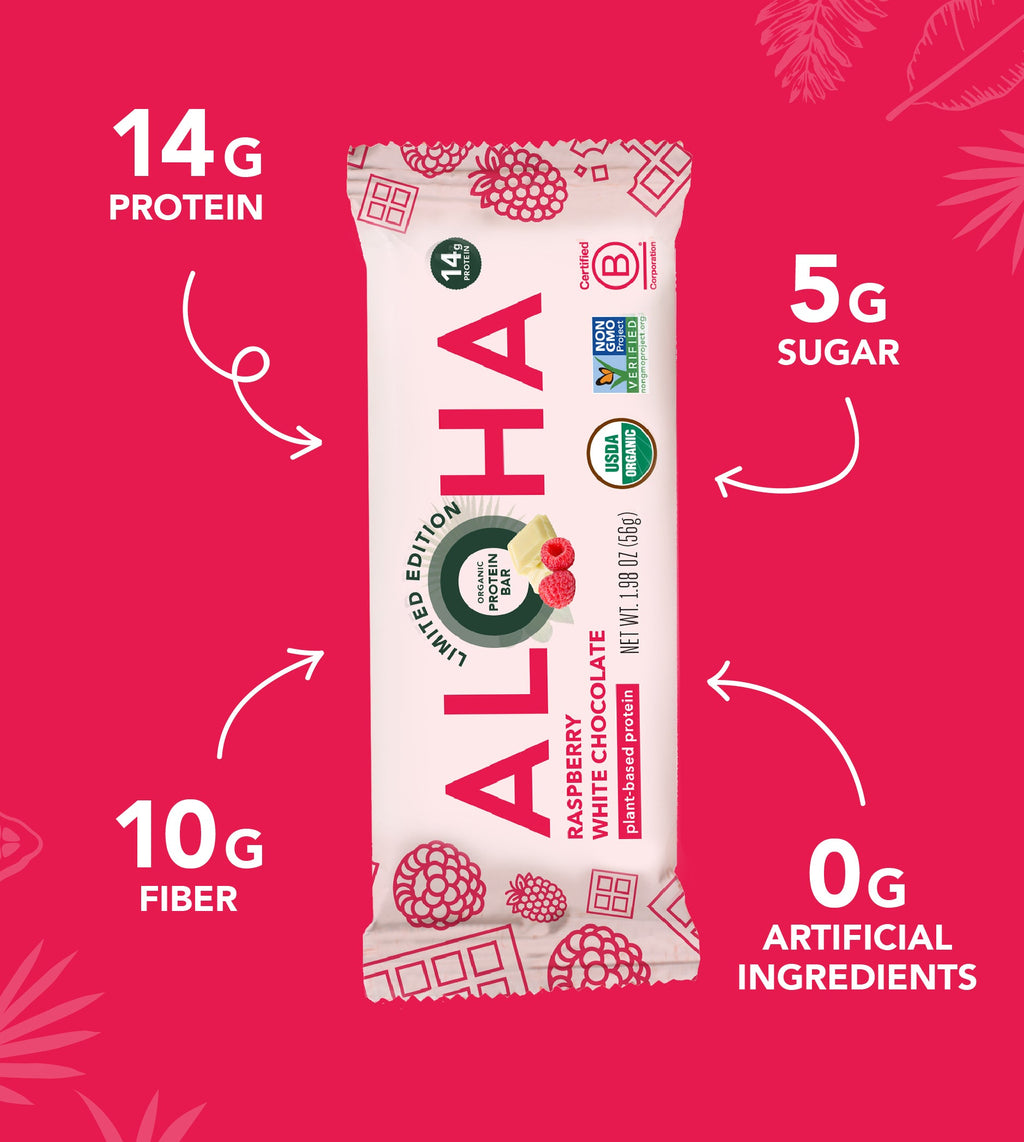 Raspberry White Chocolate - Protein Bars (Out of Stock)